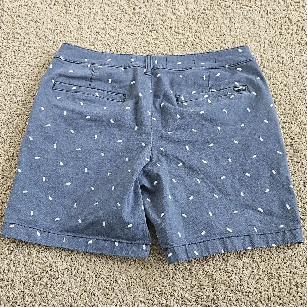 Hollister Flat Front Shorts Epic Flex Shorts Men's Size 32 Pineapple Preppy 7